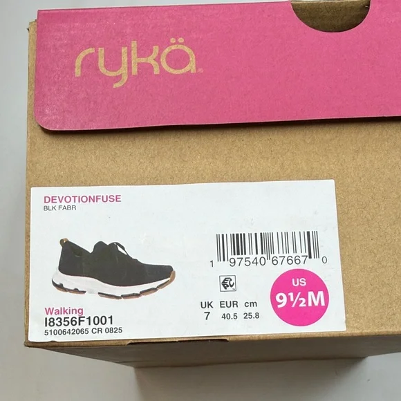 Ryka Women's Devotion Fuse Walking Shoes- Size 9.5M